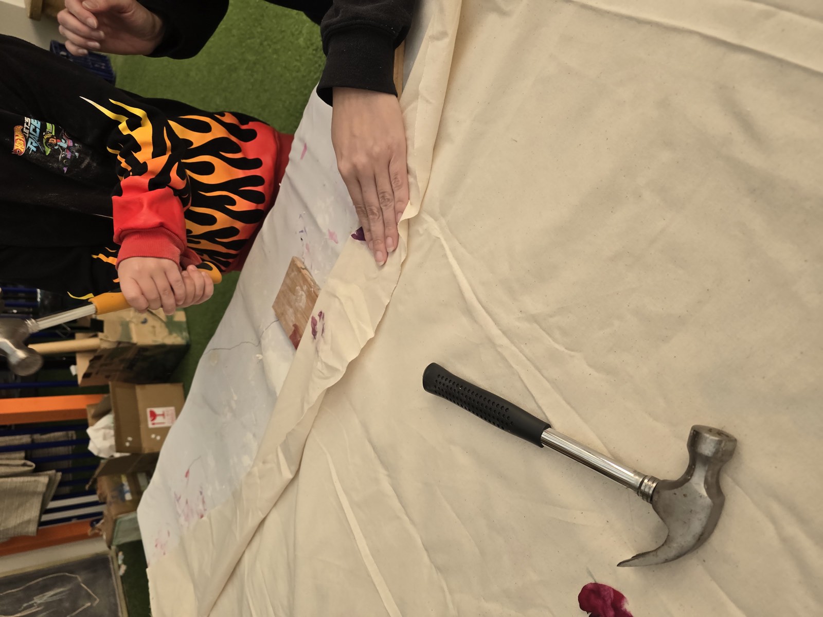 The Learning Nest Co. — Hapa Zome hammering